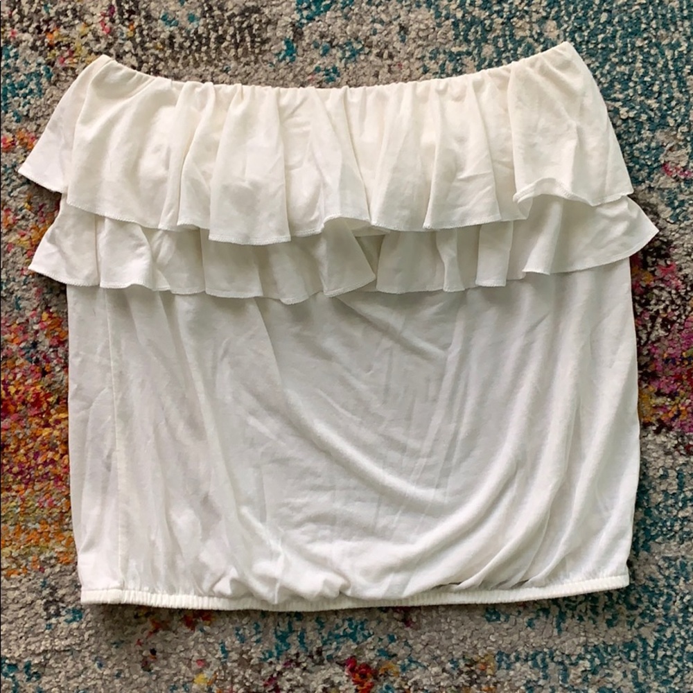 American Eagle Fringe Tube Top